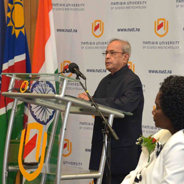 India remains commited to partnering with Namibia: President 