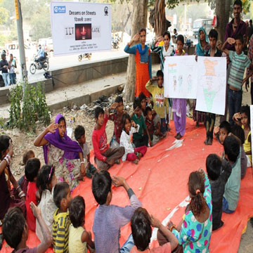 Street children dedicate Diwali to Indian Army; Residential camp organised