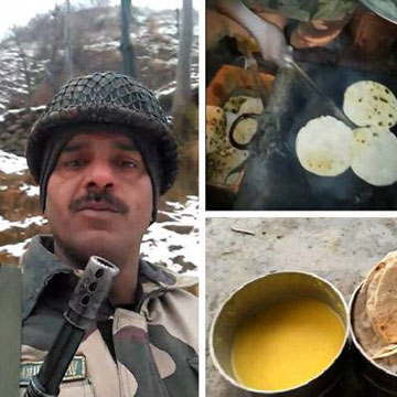 Soldier says food terrible, BSF says he's alcoholic and a habitual offender