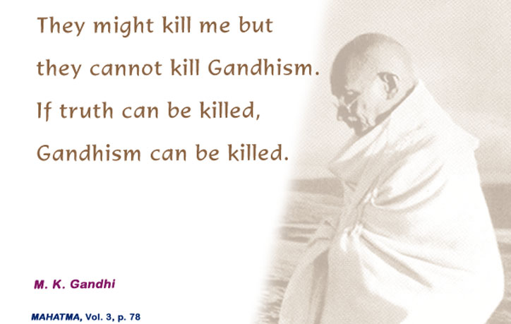 Reflections on meaning of Mahatma Gandhi's Martyrdom on Martyrs' Day