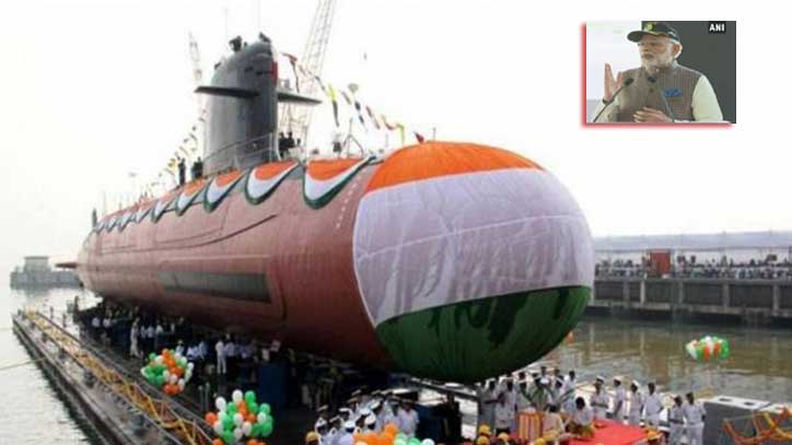 INS Kalvari an excellent example of 'Make in India', will boost Navy's might: PM Modi
