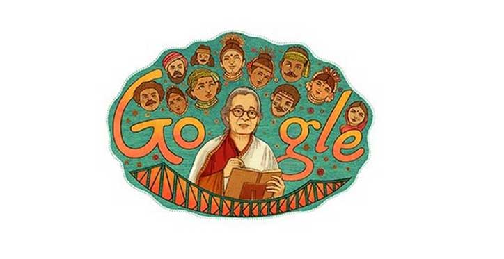 Mahasweta Devi's 92nd birthday: Google pays tribute with a Doodle 