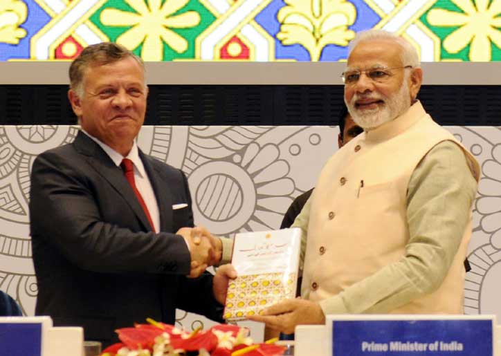 Jordan King Abdullah and PM Modi addresses 'Islamic Heritage: Promoting Understanding and Moderation' conference 