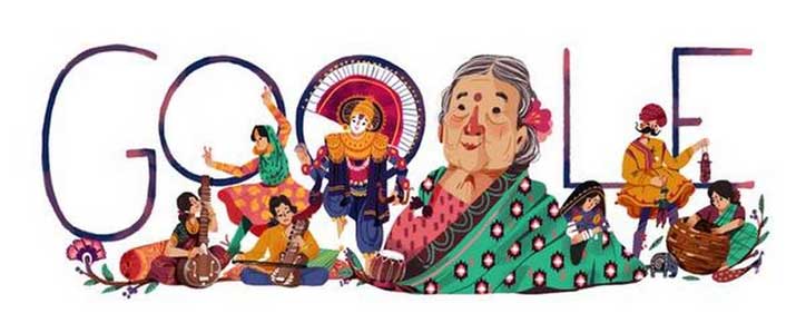 Google Doodle celebrates Kamaladevi Chattopadhyay's 115th birth anniversary, a woman of many parts