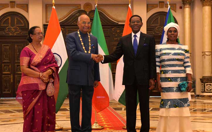 India keen to enhance development cooperation with Equatorial Guinea: President Kovind to President Obiang
