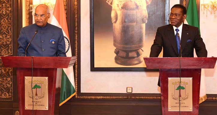 Equatorial Guinea-India partnership is a partnership for the world: President Kovind in Equatorial Guinea's parliament 