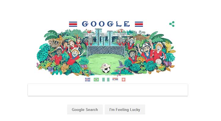 FIFA World Cup 2018, Day 9: Google Doodle celebrates much awaited Brazil-Costa Rica clash