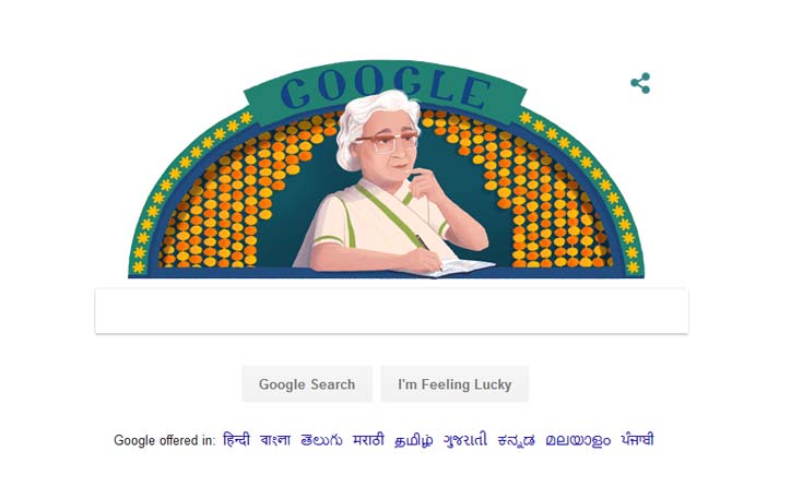 Google Doodle remembers Urdu writer Ismat Chughtai on her 107th birth anniversary