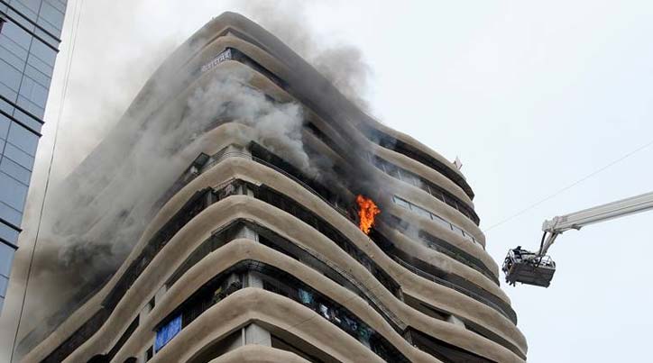 Mumbai fire: 4 killed, 16 injured in fire at residential building Crystal Tower in Parel