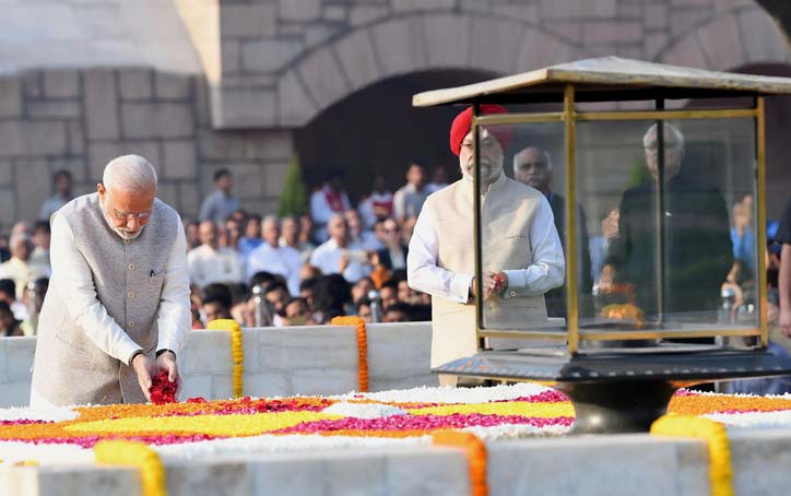 From Rajghat Smadhi to Sevagram Ashram' Nation pays tribute to Rashtra Pita Mahatma Gandhi on his birth anniversary