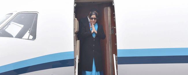 EAM Sushma Swaraj on a four day visit to Bulgaria, Morocco and Spain 