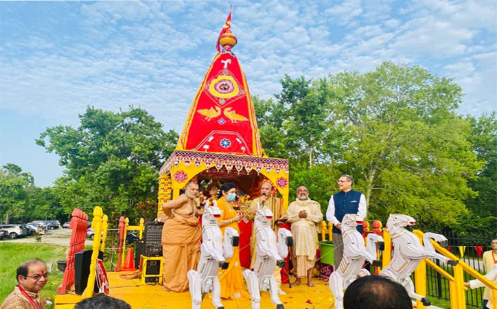 Rath Yatra Festival celebrated in Houston City of U.S.A.