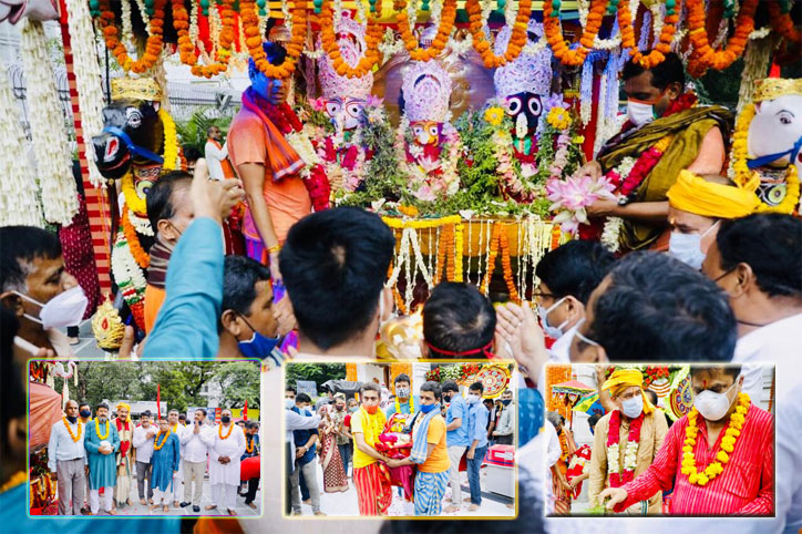 New Delhi's Hauz Khas Jagannath Temple Hosts Bahuda Yatra