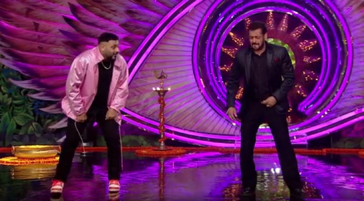 Bigg Boss 15: Salman Khan teaches Badshah his hook-step