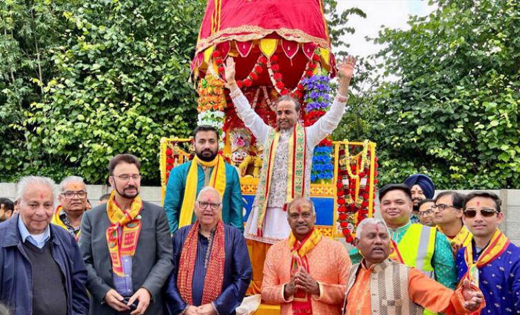 Manchester Hosts Lord Jagannath's Car Festival 