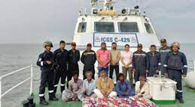 Narcotics worth Rs 300 crores, 10 crew members apprehended in Indian waters