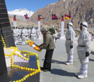 Salute to the soldiers
