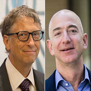 Amazon founder Jeff Bezos briefly surpasses Bill Gates to become Richest Person in The World