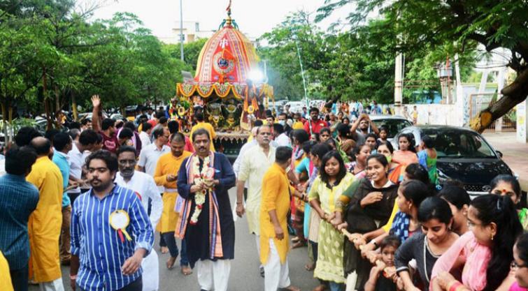 Vizag's Jagannath Temple Hostes Bahuda Yatra