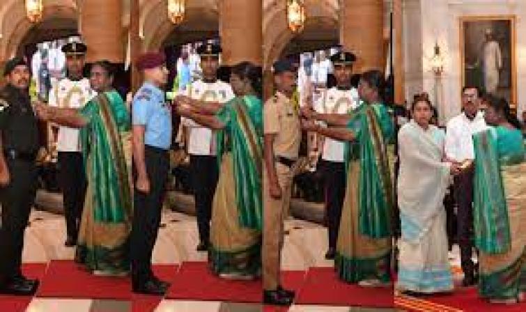 Gallantry Awards 2023 confered by President Murmu 