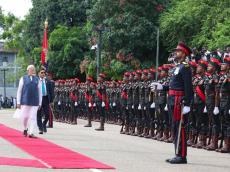 PM Modi receives ceremonial welcome in Maldives