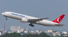 Turkish cargo plane skids off Hong Kong runway into sea