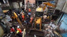 Seven injured as portion of old Madanpura structure caves-in