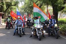 80th Russia Victory Day marked by Russian Indian motorcycle rally 