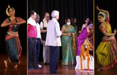 BHOOMI PRANAM 2025: Manch Pravesh of Guru Alpana Nayak disciples Lavisha and Shreysha as solo Odissi dancers 