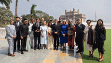 French President Emmanuel Macron meets Manoj Bajpayee, Anil Kapoor