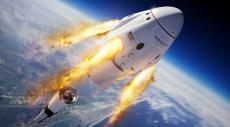 Super Heavy booster crash in ocean after launch 