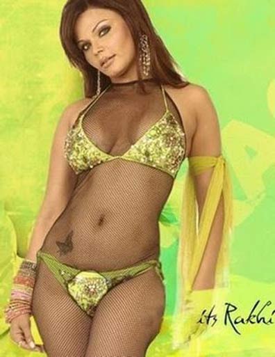 Rakhi Sawant's wardrobe malfunction on websites