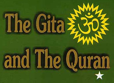 Quran with Bhagavad Gita in a communal harmony class