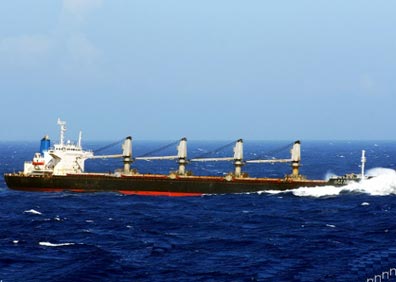 Korean cargo ship drifts towards Chennai shore