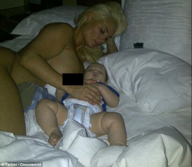 Ice T wife Coco poses naked with her nephew and posts picture on Twitter