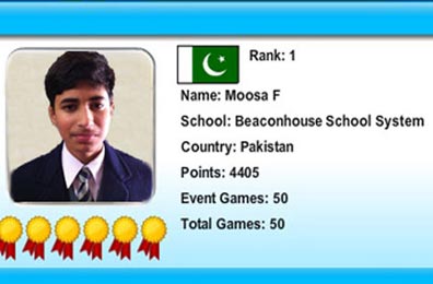 Pakistani student wins global competition