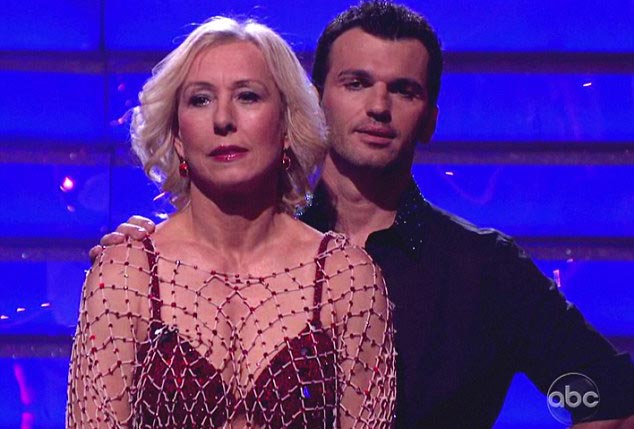 Martina Navratilova first to be eliminated from Dancing with the Stars 2012