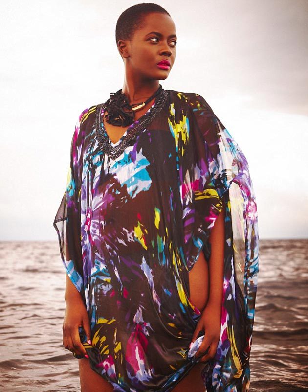 Britain's first black plus-size supermodel