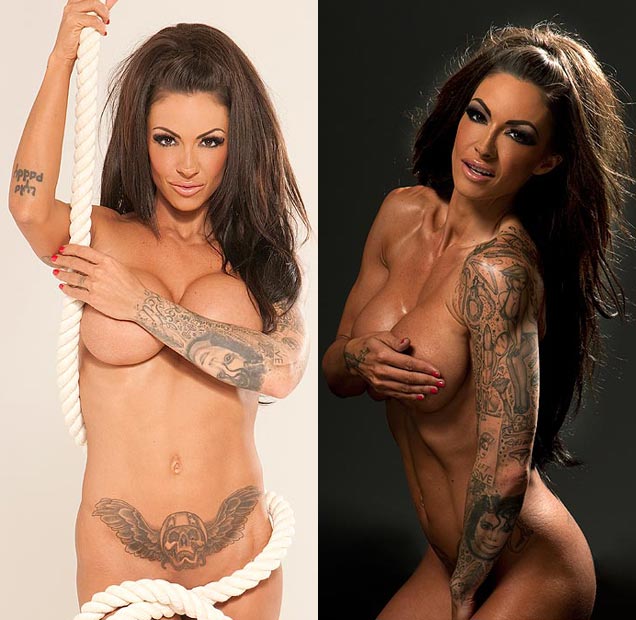 Jodie Marsh shows 100 tattoos on nude body, says would go gay again if could find love