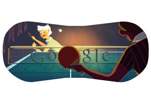 London 2012 Olympics: Seventh Google doodle dedicated to table tennis 