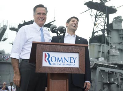 Republican Mitt Romney reset the race with bold and risky VP pick Paul Ryan