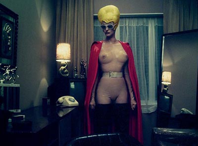 Linda Evangelista still has naked ambition at 47, but it's just a latex suit