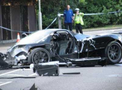Millionaire William Baranos killed at the wheel of 200mph Pagani Zonda supercar