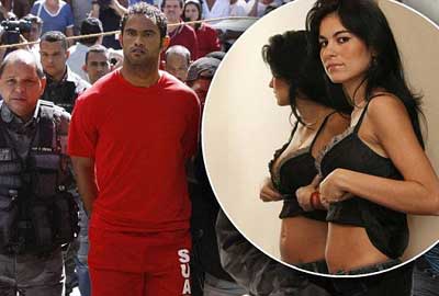 Brazilian Football star Bruno killed model Eliza Samudio who had his love child 