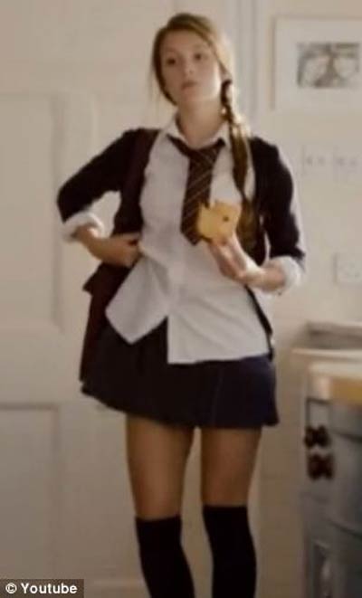 Fury at Kingsmill advert that sexualises children, teenager in skimpy school uniform