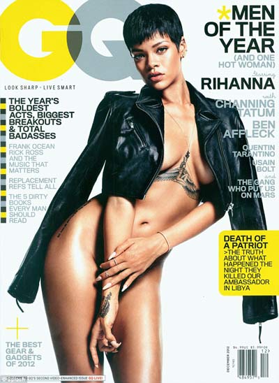 Rihanna strips naked for GQ as she is turned on by dominant men
