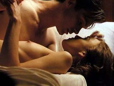 Keira Knightley topless with Cillian Murphy in The Edge of Love