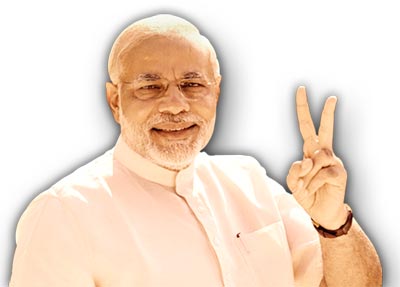 Gujarat Poll 2012: Narendra Modi confident for victory, casts vote, 'V-sign' irks Congress