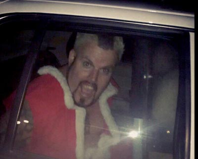 Mike Busey arrested, naughty 'Santa' busted for selling booze at the Sausage castle 