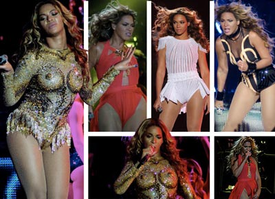  Beyonce sparks nipples of excitement, nude illusion at world tour launch